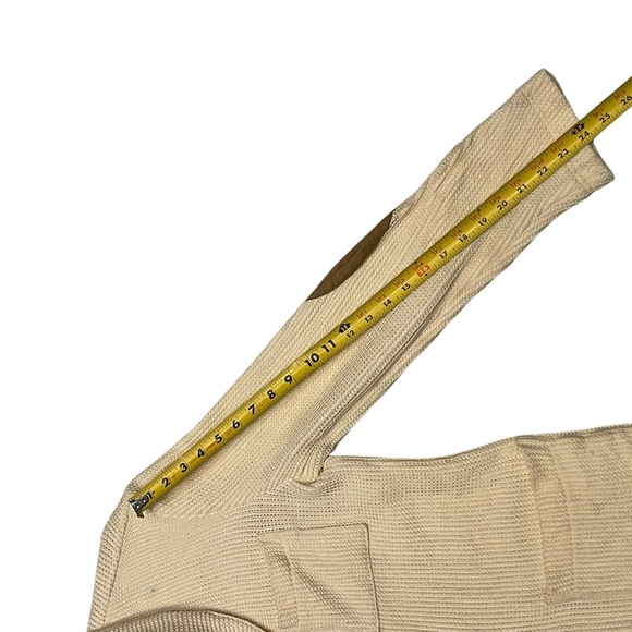 J press York st Shawl Collar Cardigan Sweater Casual Cable Knitted Button Down M - Picture 8 of 9